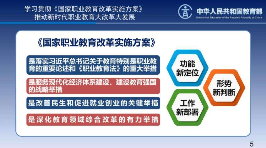 与普通教育“平起平坐”,职业教育未来可期